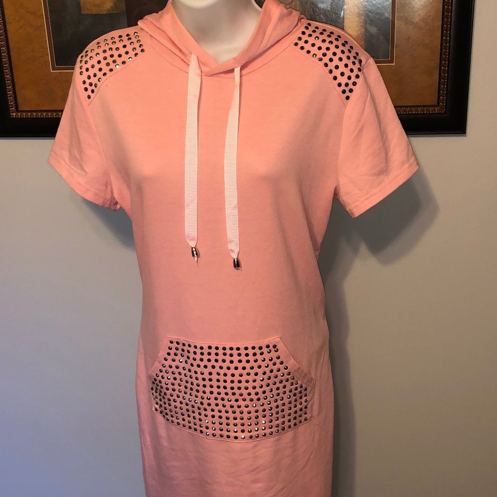 Women's Slim Fit Hoodie Dress with Pockets